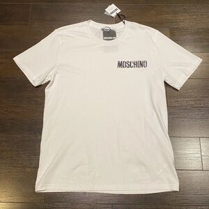 MOSCHINO Couture belt logo spell out Tee